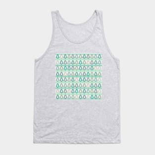 Yule Christmas Tree Pattern Tank Top